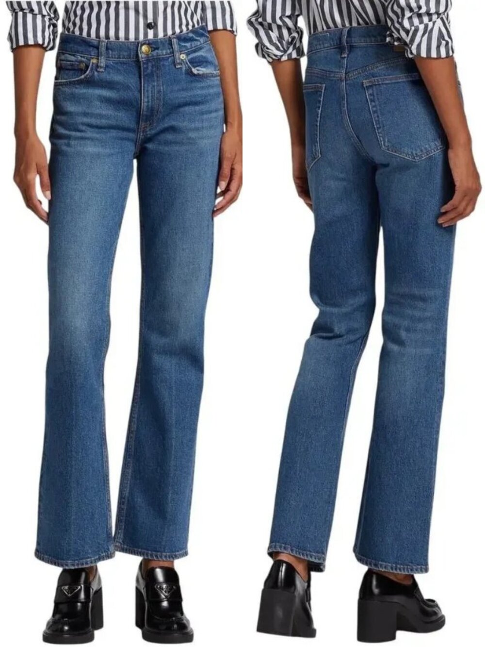 Rag & Bone Peyton Bootcut Mid Rise Jeans